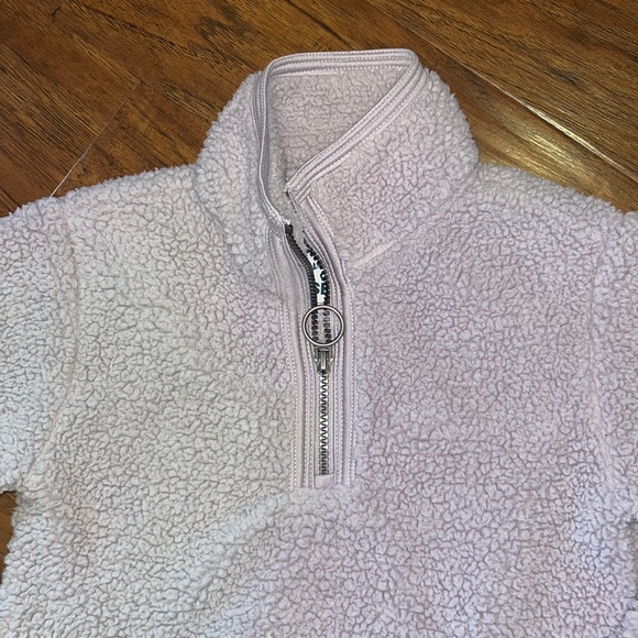 Girls Sherpa Quarter Zip - Picture 2 of 4